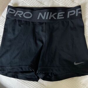 Nike pro spandex shorts